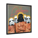 Darth Daddy Framed Canvas